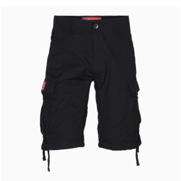 Molecule Featherweights black cargo shorts medium army shorts military tactical - Picture 1 of 12
